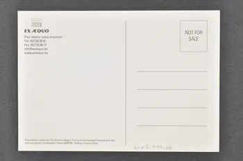 Ex Aequo, Belgique carte postale "Je suis séropositif, j'ai pensé qu'il l'était aussi...." Belgique 2000 2003.94.110 Photo Mucem