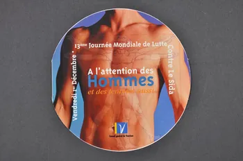 Dépliant "Vendredi 1er décembre . 13ème Journée Mondiale de Lutte Contre le Sida" 2005.8.24  Photo Mucem