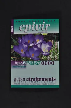 Actions Traitements Dépliant "Tout savoir sur Epivir" France 2002/12 2003.94.123 Photo Mucem