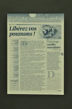 Actions Traitements Revue associative Infotraitements, avril 2003, n°111 : "Libérez vos poumons" France 2003/4 2003.94.130  Photo Mucem
