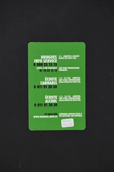Carte d'information "J'en ai besoin. J'appelle" 2005.8.40 Photo Mucem