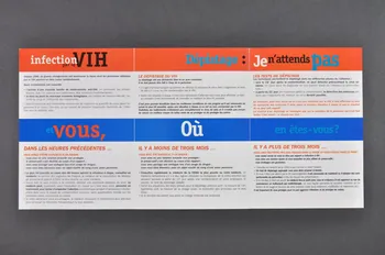 Conseil Général Des Bouches Du Rhône Dépliant SIDA VIH Maladies Sexuellement Transmissibles Hépatites France 1999 2005.8.64  Photo Mucem