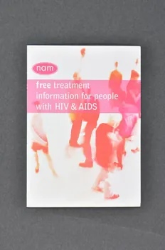 Dépliant "Free treatment information for people with HIV & AIDS" (Information sur les traitements gratuiits pour les personnes séropositives) 2003.94.153 Photo Mucem