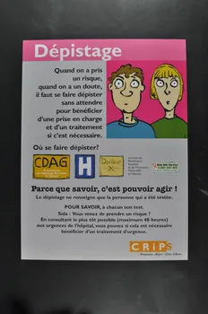 affiche "Dépistage..." 2005.8.9 Photo Mucem