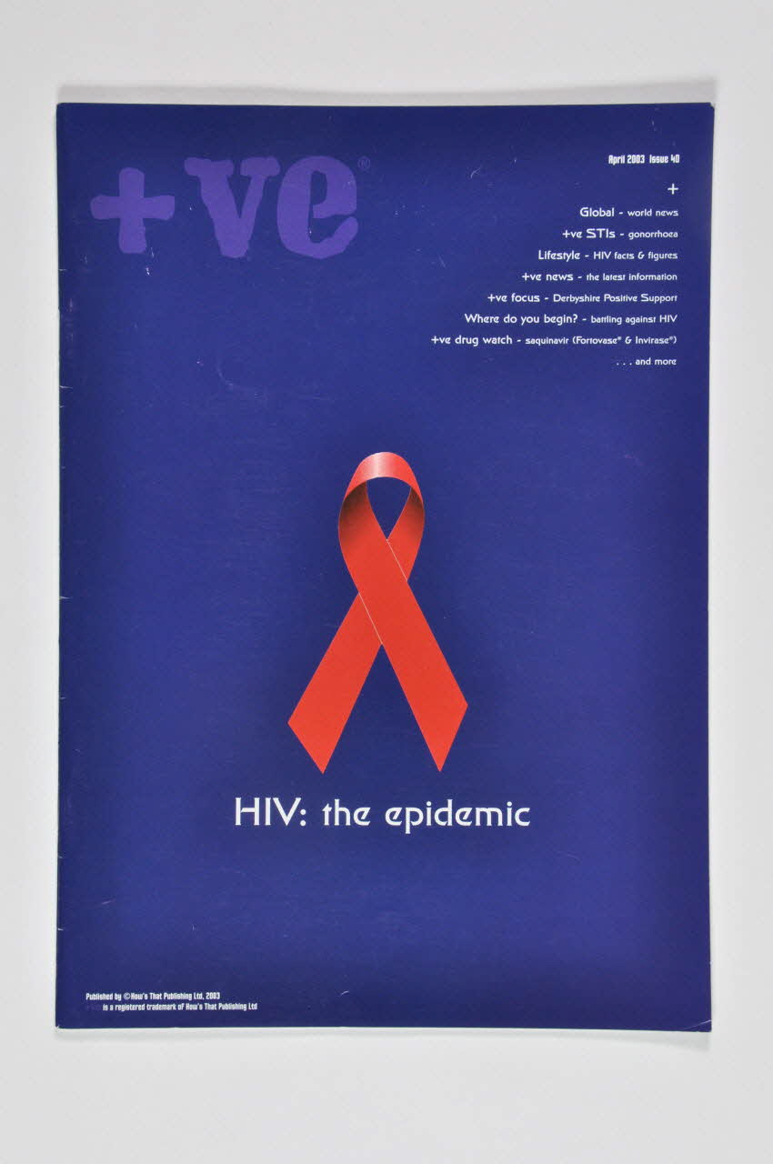 How's That Publishing Ltd revue the epidemic" (VIH : l'épidémie) Grande Bretagne 2003/4 2003.94.166 Photo Mucem