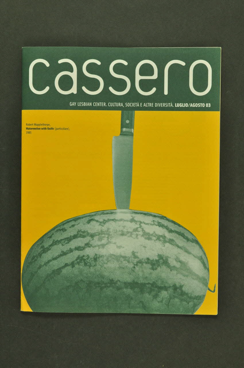 Gay Lesbian Center revue "Cassero", luillet août 2003 Italie 2003 2003.94.171 Photo Mucem