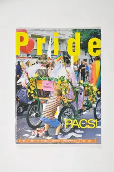 Pride revue "Pride" Il mensile gay italiano" (Pride. le mensuel gay italien) Italie 2003/6 2003.94.173 Photo Mucem