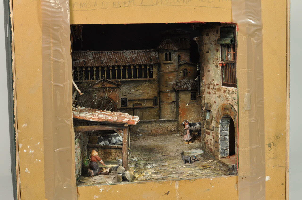 Gérard Coma-Bansells crèche de Noël Messe de Noël à Santillana del Mar Catalogne, Espagne 2004 2005.95.1 Photo Mucem