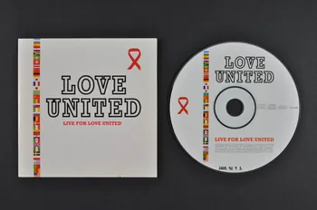 Sidaction - Ensemble Contre Le Sida CD (compact disque) "Love united. Live for love united" France 2002 2005.96.9.1-2 Photo Mucem