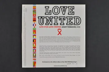 Sidaction - Ensemble Contre Le Sida CD (compact disque) "Love united. Live for love united" France 2002 2005.96.9.1-2 Photo Mucem