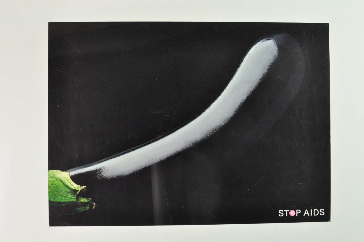 Aids-Hilfe Suisse affiche Stop AIDS (piment) Lorraine, France 2004 2004.48.21 Photo Mucem