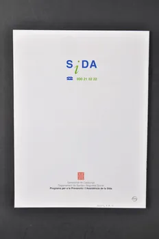 Generalitat De Catalunya BROCHURE "Por un futuro sin sida. No te desentiendas. Informate" (en castillan) (Pour un futur sans sida . Ne t'en désintéresse pas. Informe toi) Espagne 2004 2004.49.11 Photo Mucem