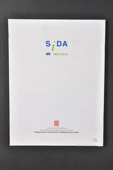 Generalitat De Catalunya BROCHURE "Per un futur sense sida. No te'n desentenguis. Informa-te'n" (en catalan) Espagne 2004 2004.49.12 Photo Mucem