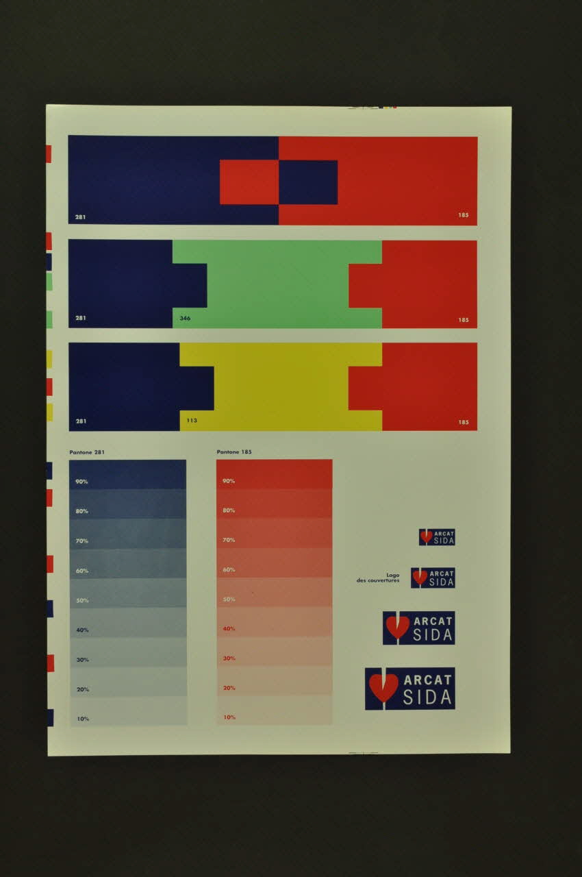 Echantillon de couleur France 1995 2005.97.12.2.6 Photo Mucem