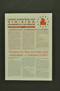 Forum Européen Sur  Le  Vih /Sida : Les Enfants Et journal "Forum européen sur  le  VIH /Sida : les enfants et les familles", n° 9, hiver 1999 - printemps 2000 Grande Bretagne 2000 2003.94.60 Photo Mucem