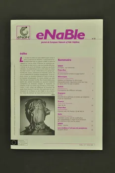 European Network Of Aids Helplines journal "Enable" janvier 2000, n°3 (français et anglais) Europe 2000/1 2003.94.62 Photo Mucem