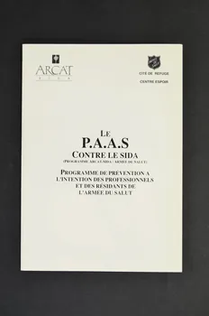 Dépliant "Le P.A.A.S contre le sida (Programme de prévention à l'intention des professionnels et des résidants de l'Armée du Salut)" 2005.97.23 Photo Mucem