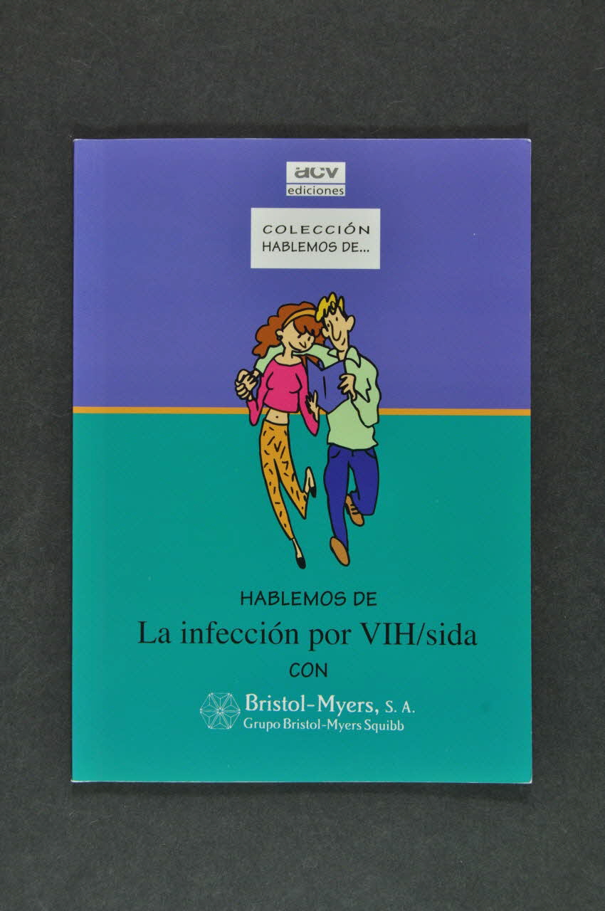 Bristol-Myers BROCHURE "Hablemos de la infeccion por VIH/sida" (Parlons de l'infection au VIH/sida) Espagne 1997 2004.49.35 Photo Mucem