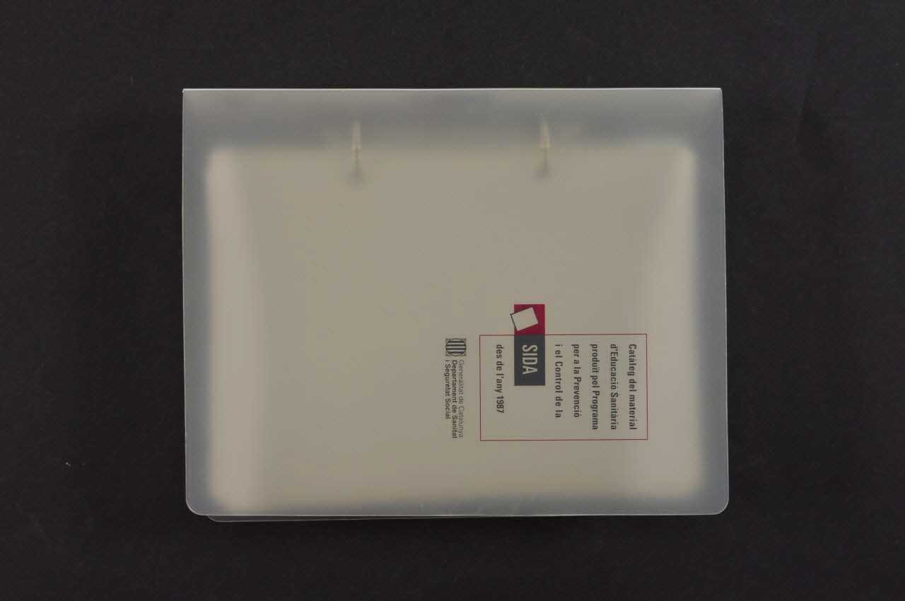 Generalitat De Catalunya Fichier "Cataleg del material d'educacio sanitaria produit pel Programa per a la prevencio i el Control de la Sida des de l'any 1987 Espagne 1994 2004.49.36.1-51 Photo Mucem