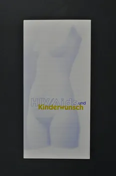 Deutsche Aids-Hilfe Dépliant "HIV  / AIDS und Kinderwunsch" Allemagne 2000 2003.94.84 Photo Mucem
