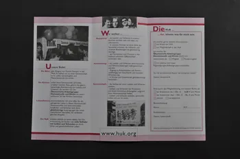 ÖKumenische Arbeitsgruppe Homosexuelle Und Kirche Dépliant "Positionen Ziele Aktivitäten" Allemagne 2003 2003.94.85  Photo Mucem