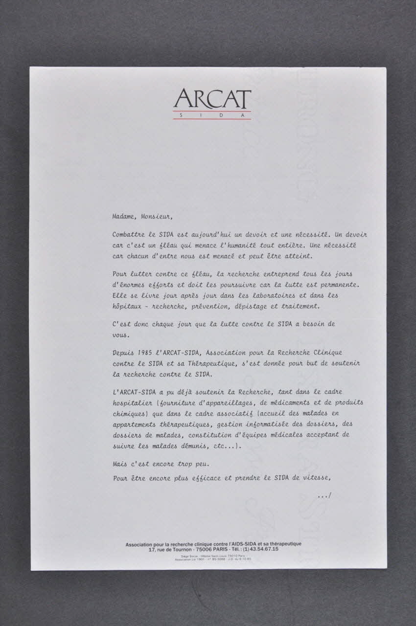 appel à souscription 2005.97.41 Photo Mucem