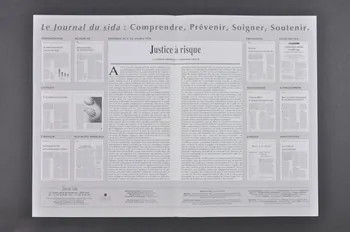 Association pour la Recherche, la Communication et les Actions pour l'Accès aux Traitements (ARCAT) Dépliant "Le Journal du Sida. Un mensuel de référence" France 1994 2005.97.42 Photo Mucem