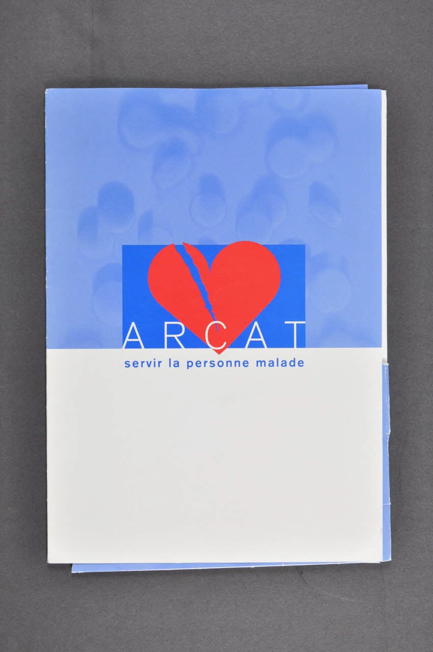 Association pour la Recherche, la Communication et les Actions pour l'Accès aux Traitements (ARCAT) Dossier "ARCAT. Servir la personne malade" France 2002 2005.97.47.1-3 Photo Mucem