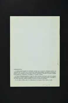 Association pour la Recherche, la Communication et les Actions pour l'Accès aux Traitements (ARCAT) BROCHURE "Manuel d'information pratique à l'usage des cabinets dentaires" France 1988 2005.97.59 Photo Mucem
