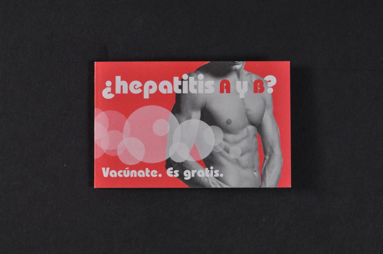 Dépliant "Hepatitis A y B" 2004.51.1 Photo Mucem