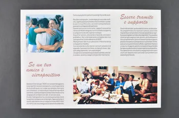 Arci Gay Dépliant "Se un tuo amico è sieropositivo" (Si un de tes amis est séropositif) Italie 1993 2003.95.26  Photo Mucem
