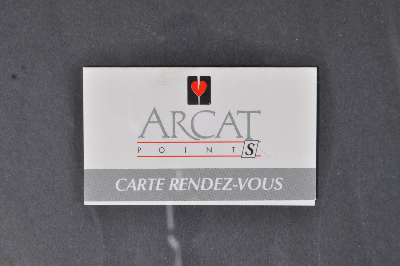 Carte de rendez-vous Carte de rendez-vous auprès de l'association 2005.97.74 Photo Mucem