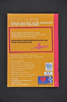 Association pour la Recherche, la Communication et les Actions pour l'Accès aux Traitements (ARCAT) BROCHURE "Tous concernés. De l'art et de la nécessité de maintenir à jour ses connaissances sur le sida." France 2004/11 2005.97.78 Photo Mucem