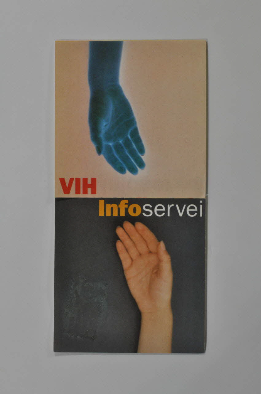 Stop Sida Dépliant "VIH Infoservei" Espagne 2001 2004.51.26 Photo Mucem