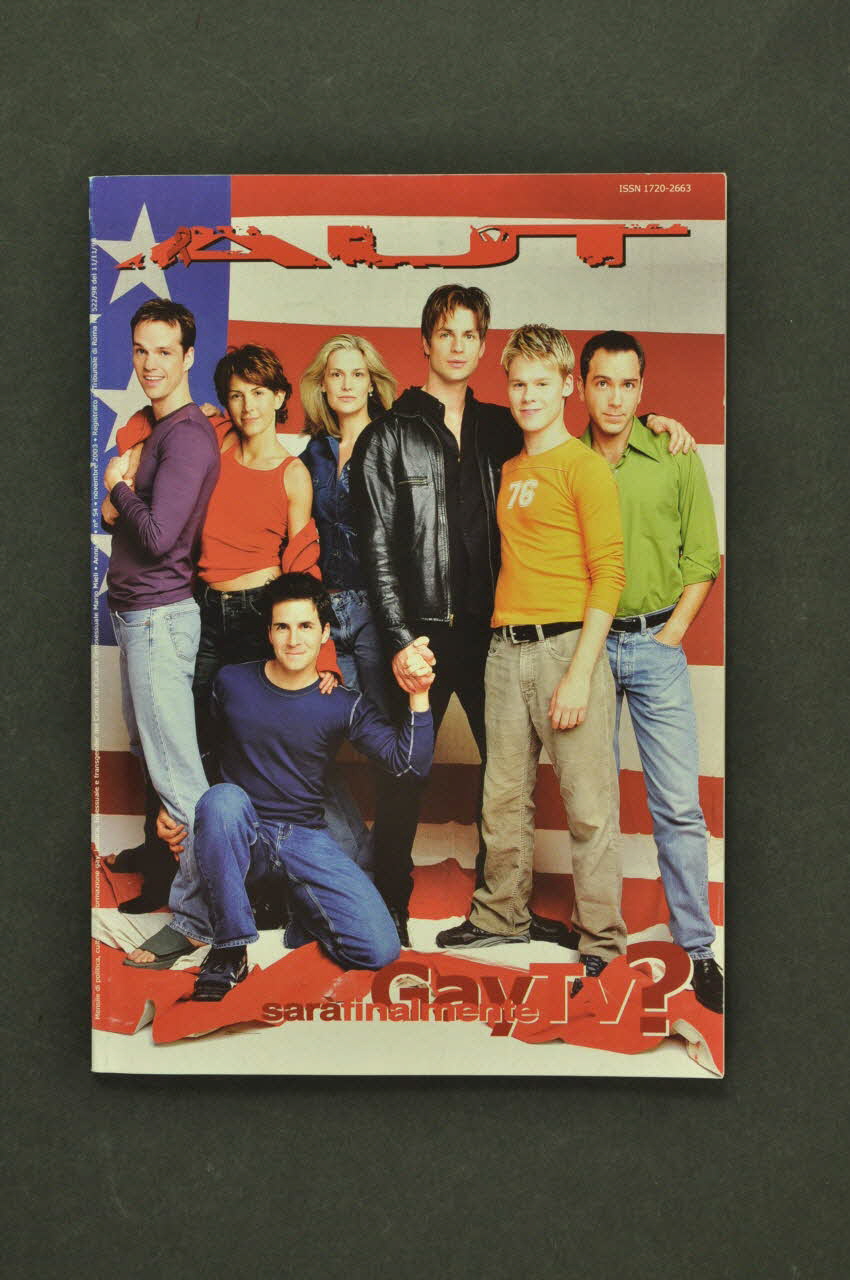 Circolo di Cultura Omosessuale Mario Mieli revue "Gay TV" Italie 2003/11 2003.95.41 Photo Mucem