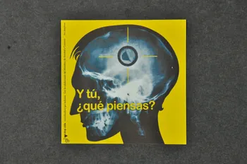 Stop Sida autocollant "Y tu, que piensas ?" (Et toi? Que penses tu ?) Espagne 2002 2004.51.44  Photo Mucem