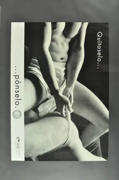affiche "Quitaselo... ponselo" (Mettez-le...Ôtez-le) 2004.51.9 Photo Mucem