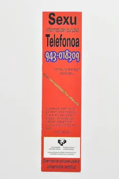 marque-page telefono de informacion sexual 2004.52.2 Photo Mucem