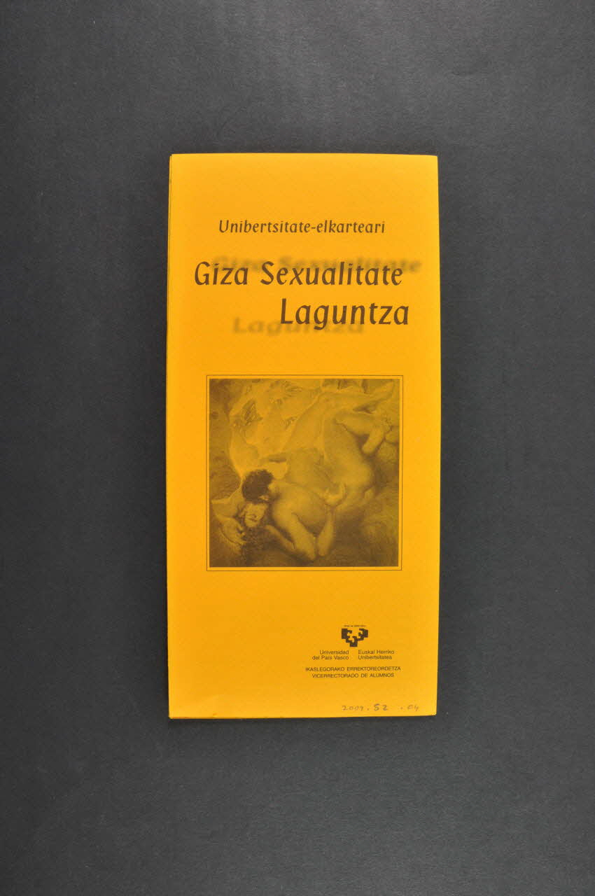 Dépliant Servicio universitario de orientacion psicosexual 2004.52.4 Photo Mucem