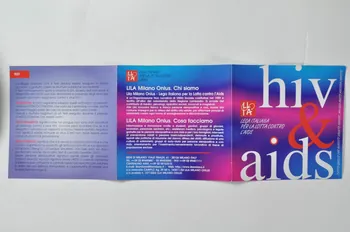 Dépliant "HIV & aids" (VIH et Sida) 2003.96.41 Photo Mucem