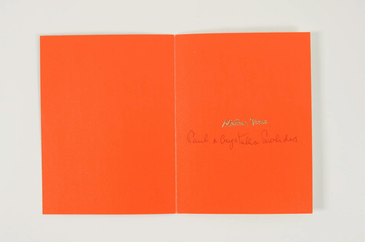 carte de voeux DMH2005.0.1072 Photo Mucem