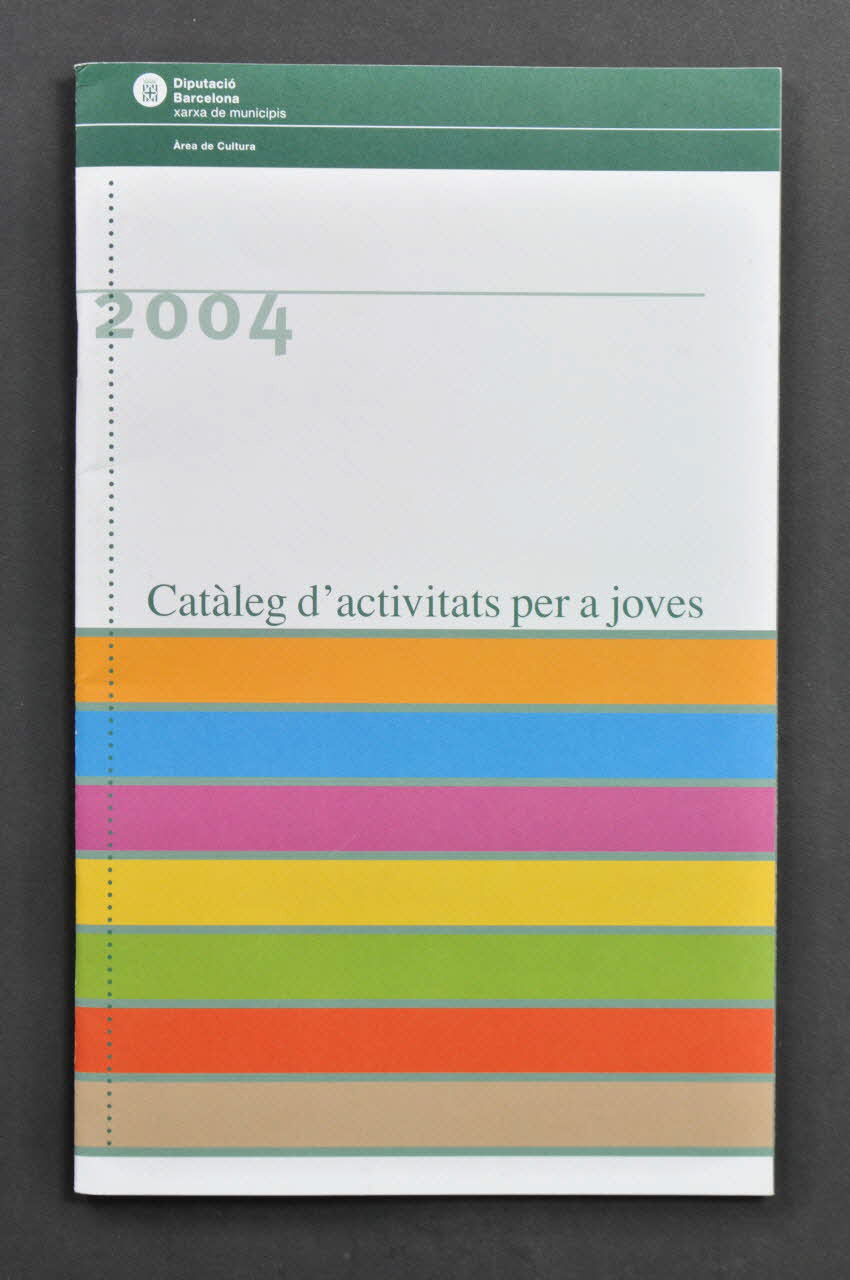 Diputacio De Barcelona BROCHURE "Cataleg d'activitats per a joves" (Catalogue d'activités pour les jeunes) Espagne 2004 2004.54.18 Photo Mucem