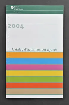 Diputacio De Barcelona BROCHURE "Cataleg d'activitats per a joves" (Catalogue d'activités pour les jeunes) Espagne 2004 2004.54.18  Photo Mucem