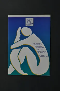 BROCHURE "Strategie finalizzate alla riduzione del danno presso gruppi di popolazione tossicodipendente attiva" Lombardie, Italie 1993 2003.96.5 Photo Mucem