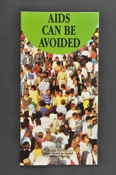 Generalitat De Catalunya BROCHURE "AIDS can be avoided"   (On peut éviter d'attraper le sida) Espagne 1992 2004.54.24 Photo Mucem