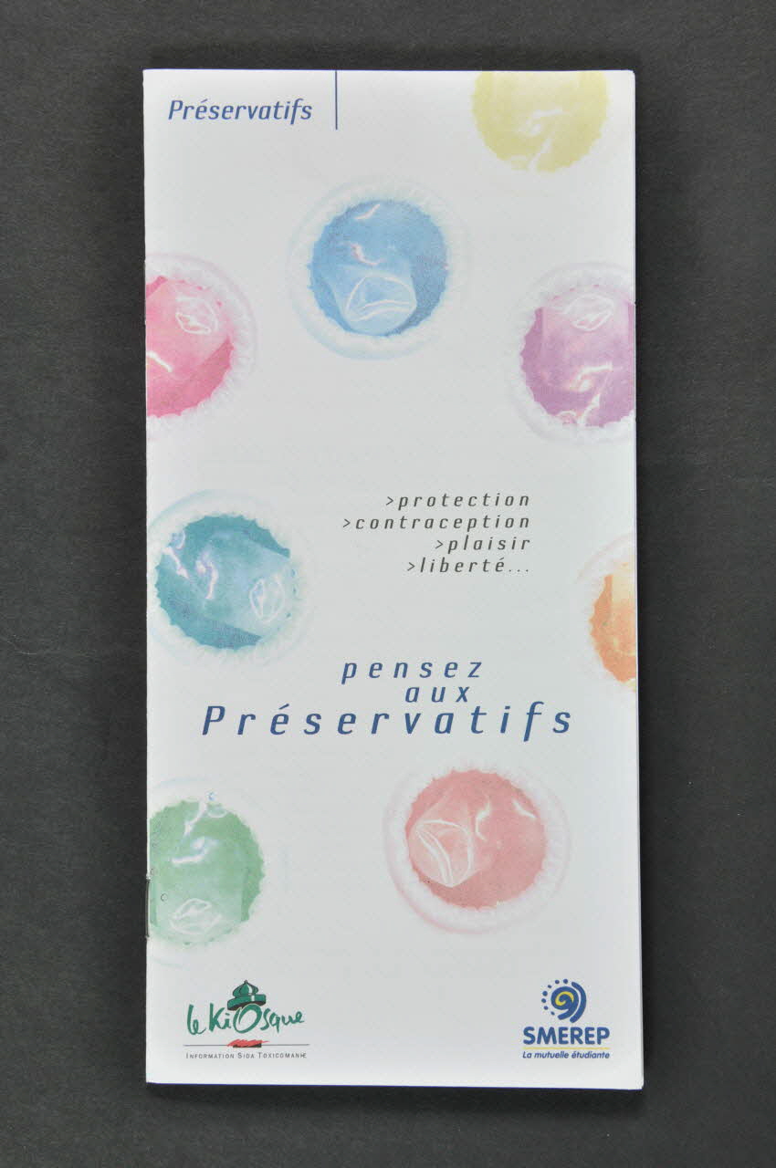 Le Kiosque Et Smerep Dépliant "Préservatifs" France 2003/8 2003.97.102 Photo Mucem