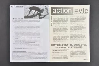 Act Up-Paris Bulletin associatif Action, n° 92, décembre 2003 /  REACT UP France 2003 2003.97.110 Photo Mucem