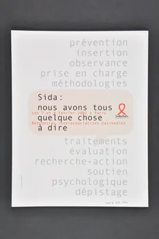 Sidaction - Ensemble Contre Le Sida Bulletin associatif Transversal, supplément au n°10, Les actes des rencontres interassociatives les 7 et 8 février 2002 France 2003 2003.97.111 Photo Mucem