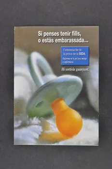 Gouvernement Des Baléares Dépliant "Si penses tenir fills, o estas embarassada... t'interessa fer-te la prova de la sida" (Si tu désires avoir un enfant ou si tu es enceinte, tu es concernée par le test du sida) Espagne 2000 2004.54.4 Photo Mucem