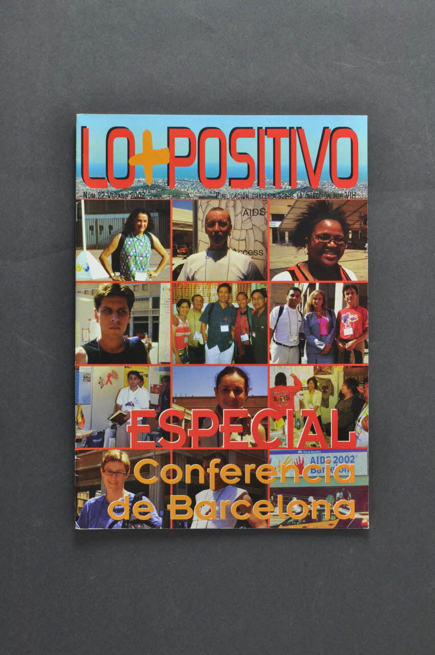 Grupo de Trabajo sobre Tratamientos del VIH (GTT-VIH) revue Revue Lo+ Positivo. Especial Conferencia de Barcelona Espagne 2002 2004.55.1 Photo Mucem